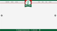 Desktop Screenshot of eatcapripizza.com
