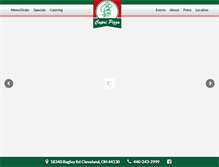 Tablet Screenshot of eatcapripizza.com